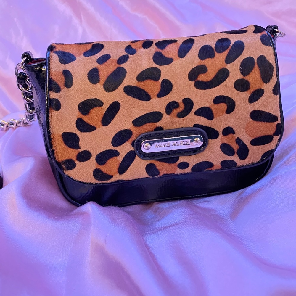 Authentic Vintage Cheetah Print Fur Purse
